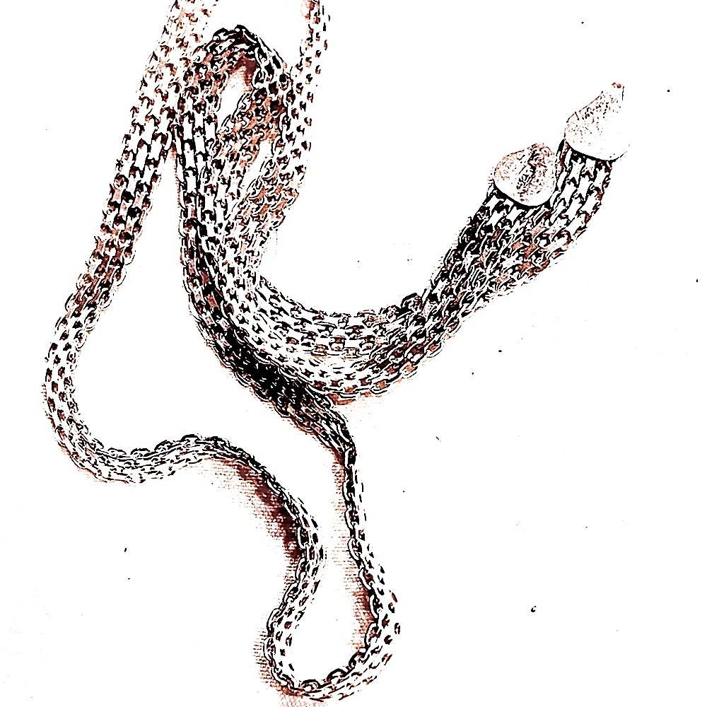1/4 inch 17&3/4” sterling silver chain❣️needs a clasp. Find SS clasp @ Michaels